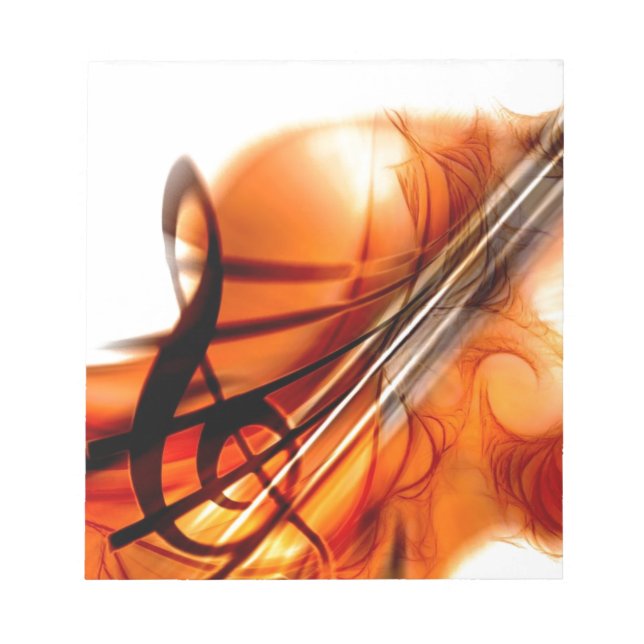 Stringed musik instrumenterar fiolödedans anteckningsblock (Framsida)