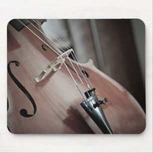 Stringed violoncellklassisk musik instrumenterar musmatta