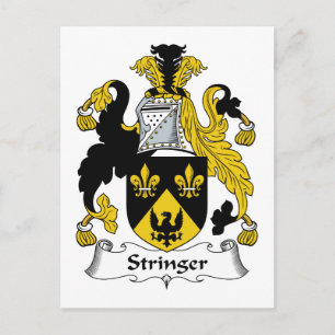 Stringer Family Crest Vykort