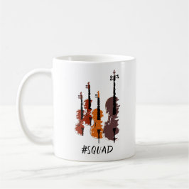 Strings Squad Music Instruments Kaffemugg