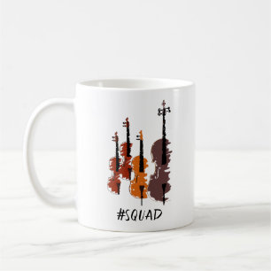 Strings Squad Music Instruments Kaffemugg