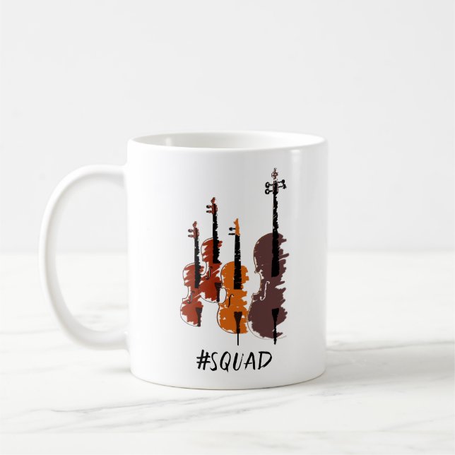 Strings Squad Music Instruments Kaffemugg (Vänster)