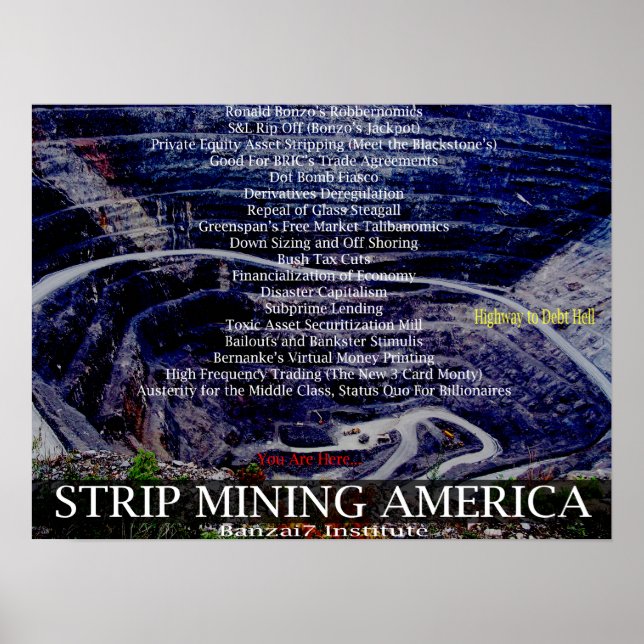 Strip Mining America Poster (Framsidan)