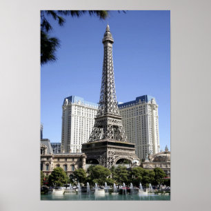 Strip, Paris Las Vegas, Luxury Hotel Poster