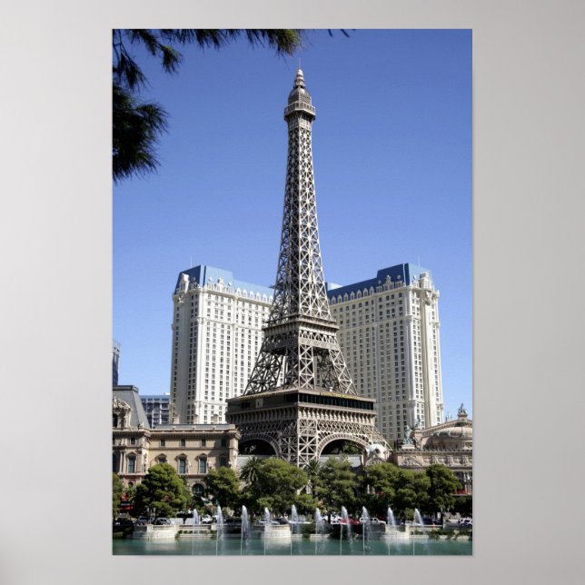 Strip, Paris Las Vegas, Luxury Hotel Poster (Framsidan)