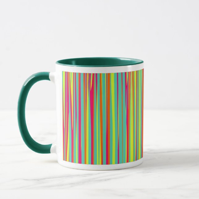 Stripe Abstract Design Mugg (Vänster)