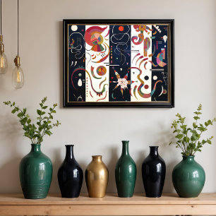 Stripe av Wassily Kandinsky Poster