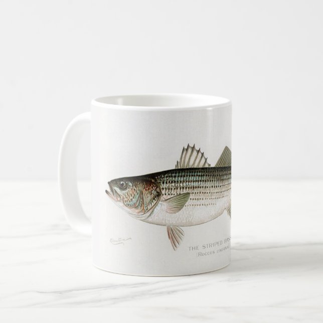 Stripe Bass Fisherman's Mugg (Framsida vänster)