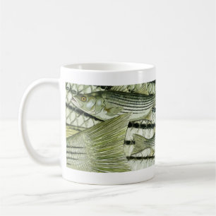 Stripe Bass-grafik Kaffemugg