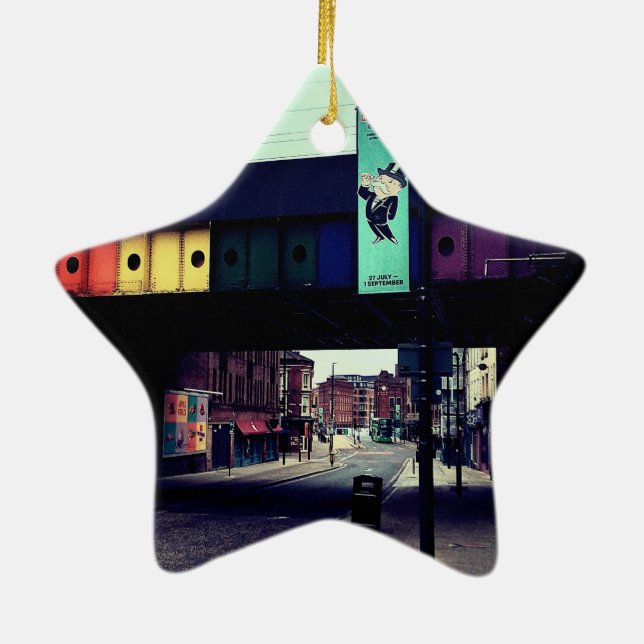 Stripe-bro Julgransprydnad Keramik (Baksidan)