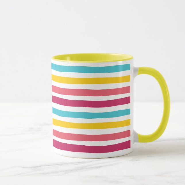 Stripe Candy! Färgfull Roligt Mugg (Höger)