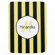 Stripe Cucumber Beetle Mönster Namn och Monogram