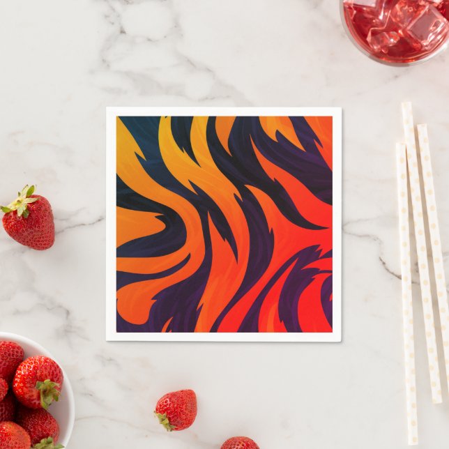 Stripe-design Pappersservett (Insitu)