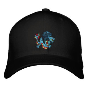 Stripe Dragon Broderad Keps