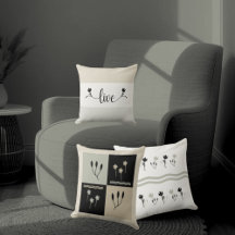 Stripe Earth Tones "Live" Decorative Dekorativ kud