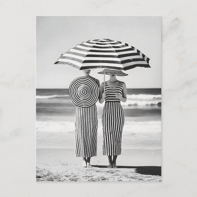 Stripe Elegance by Sea Vykort (Framsida)