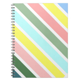 Stripe Färg i Bermuda Anteckningsbok