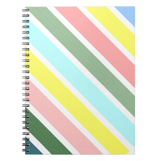 Stripe Färg i Bermuda Anteckningsbok (Framsidan)