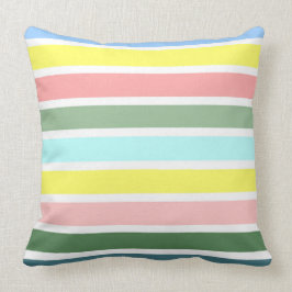 Stripe Färg i Bermuda Kudde