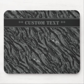 Stripe Grått Camo Mousepad w/ Anpassningsbar Lette Musmatta