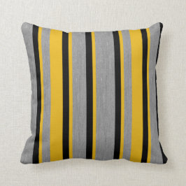 Stripe Grått Tweed Dekorativ kudde