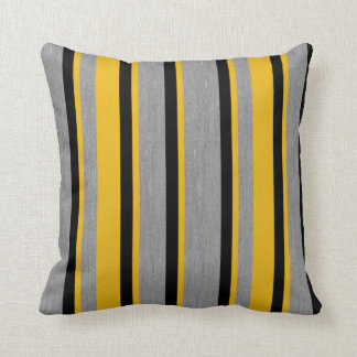 Stripe Grått Tweed Dekorativ kudde