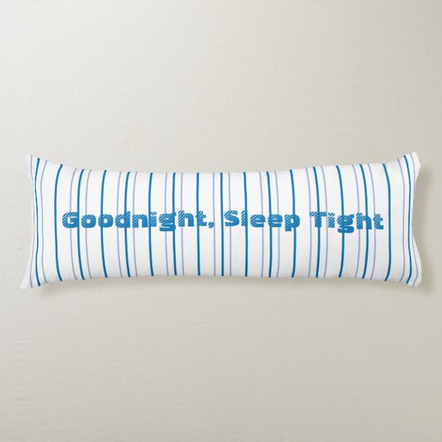 Stripe i Blues Kroppskudde (Framsidan)