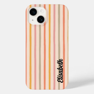 Stripe iphone case med Namn | Telefonväska för anp