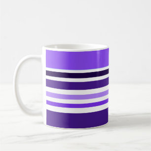 Stripe-Lila Kaffemugg