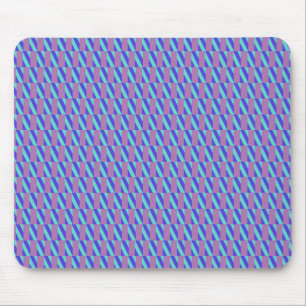 Stripe Lila och Blue Mönster Musmatta