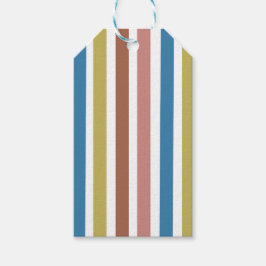 Stripe Linjer Presentetikett