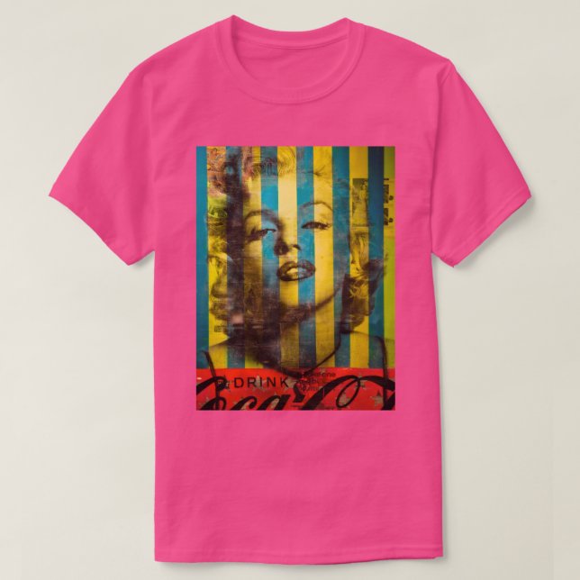 Stripe Marilyn T Shirt (Design framsida)