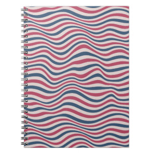 Stripe mönster 2 anteckningsbok