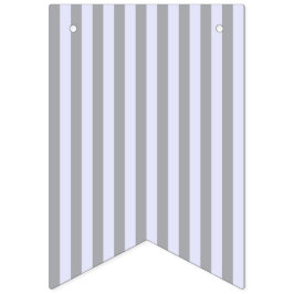 Stripe mönster i grått och lavender vimplar