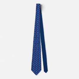 Stripe Mönster Marskalkar Navy Blue Blommigt Liber Slips