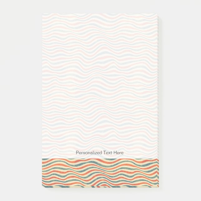 Stripe mönster post-it block (Framsida)