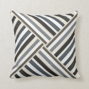 Stripe Mönster Välj Storlek Kudde