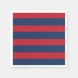 Stripe Nautical Marine Pappersservett