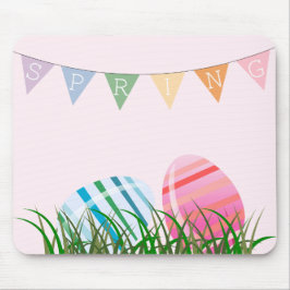 Stripe Påskäggs Lavender Mousepad Musmatta