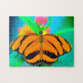 Stripe Passion Flower Butterfly Pussel