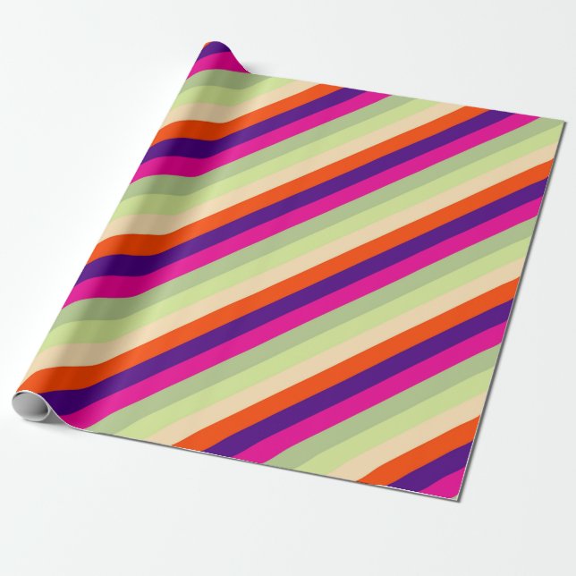 Stripe Presentpapper (Utrullad)