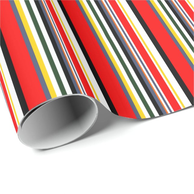 Stripe Presentpapper (Rullad Hörn)