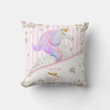 Stripe Rosa Unicorn Princess Nursery