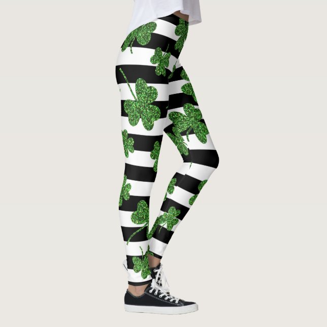 Stripe Shamrock Delight Leggings (Höger)