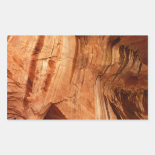 Stripe Sten i Dubbla Arch Alcove I från Zion Rektangulärt Klistermärke