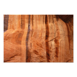 Stripe Sten i Dubbla Arch Alcove II i Zion Fototryck