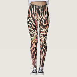 Stripe struktur leggings