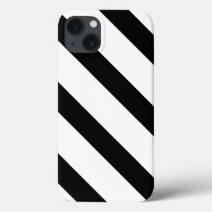 Stripe (svartvitt) Diagonal) Storlek Anpassnings