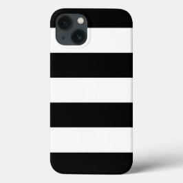 Stripe (svartvitt) | Vågrät) Anpassade