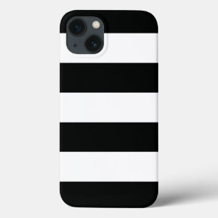Stripe (svartvitt) Vågrät) Anpassade